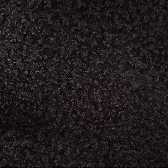 J. JILL Jacket Plush Teddy Fleece Zipper Black Long Sleeve Women's Size… - Picture 7 of 15